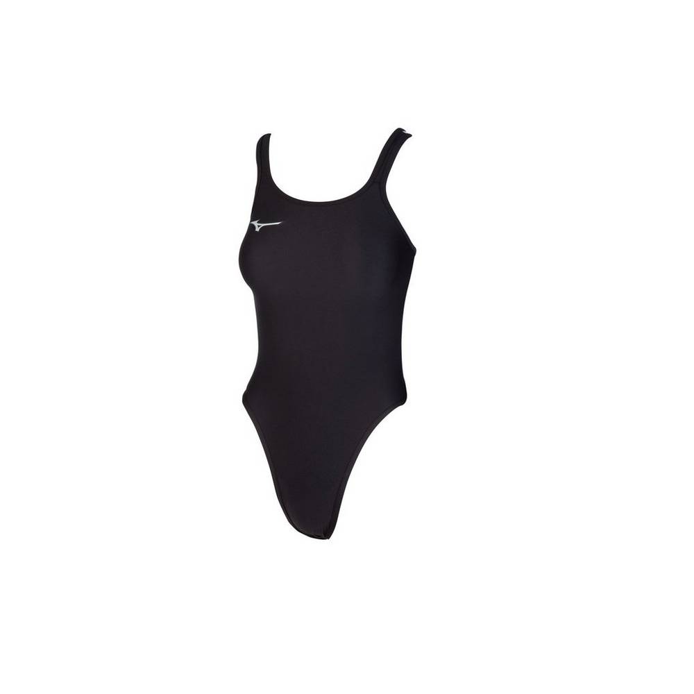 Womens Mizuno EXER Double Cross Back Swimsuit Black Philippines (VIYQTX891)